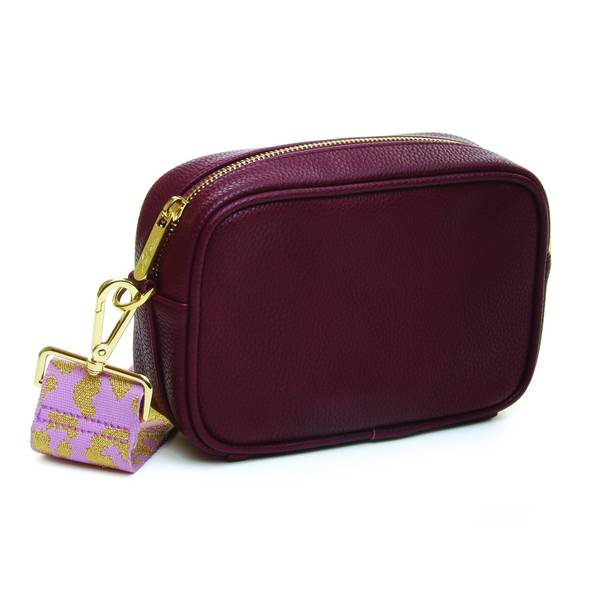 Mini Mayfair Camera Cross Body Bag - Plum  
