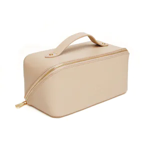 Hovedbilde Leather London Train Case Stone 